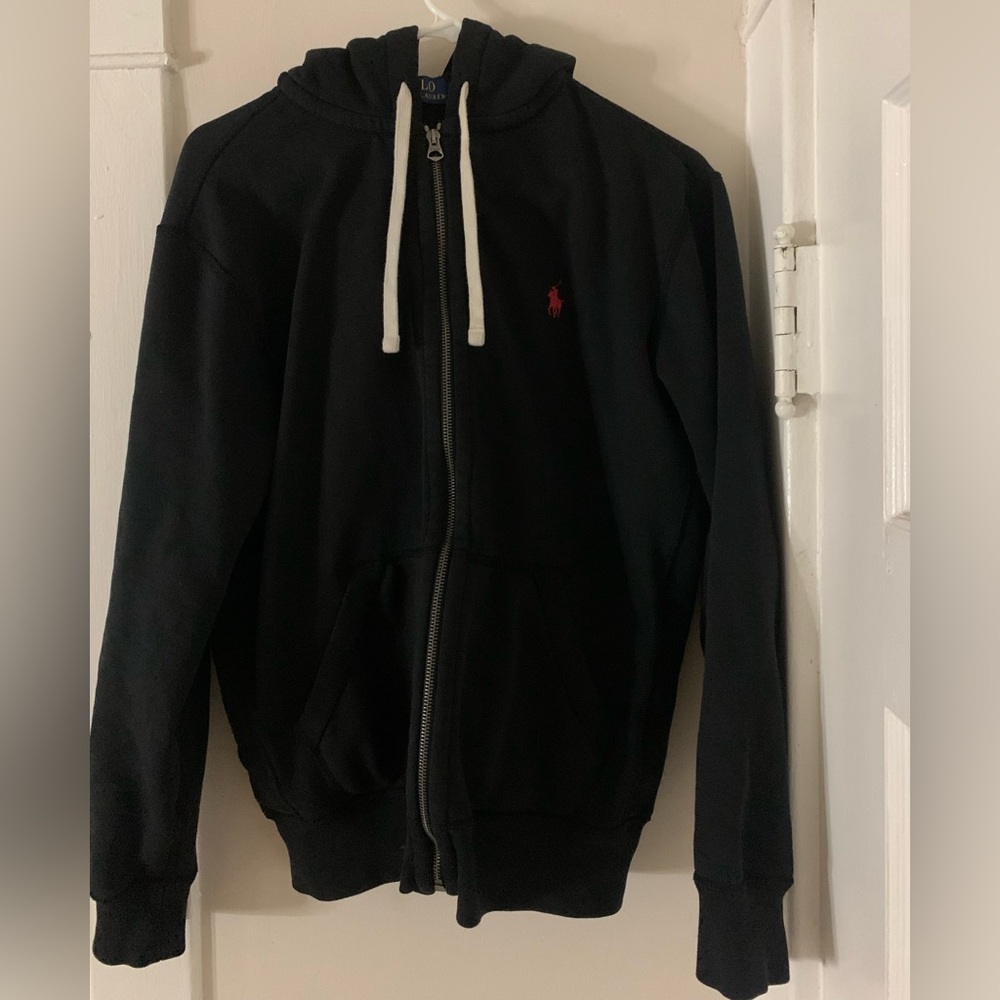 Polo by Ralph Lauren Black Zip Up Sweater